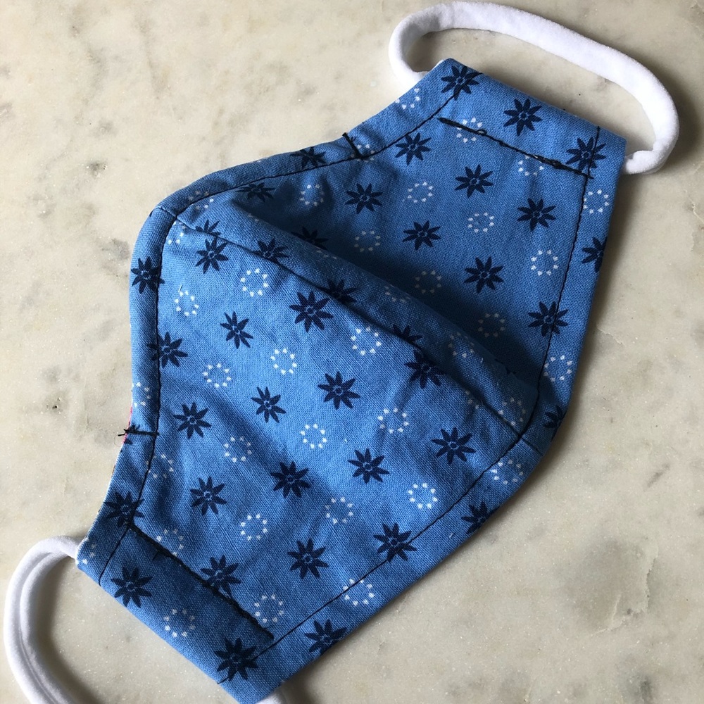 Blue star- Breathable cotton mask